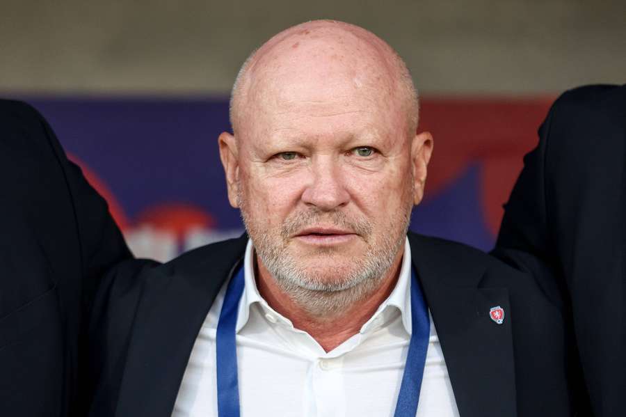 Reprezentační trenér Ivan Hašek.