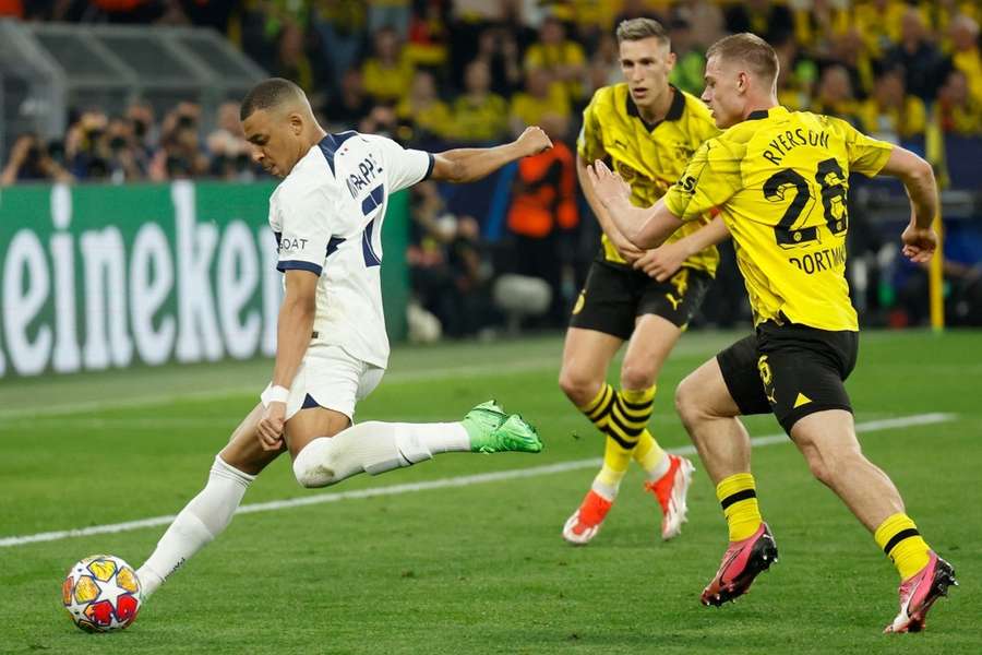 Kylian Mbappé contre Dortmund.