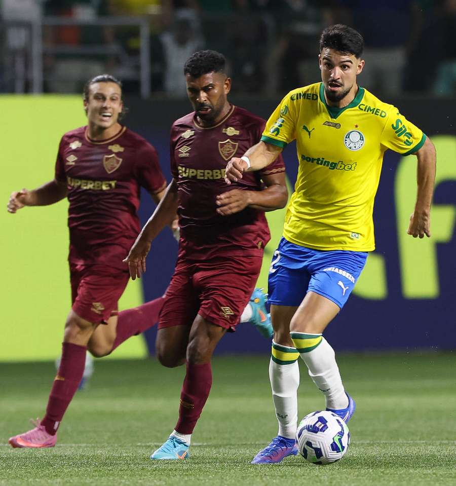Flaco López passou em branco em Palmeiras x Fluminense