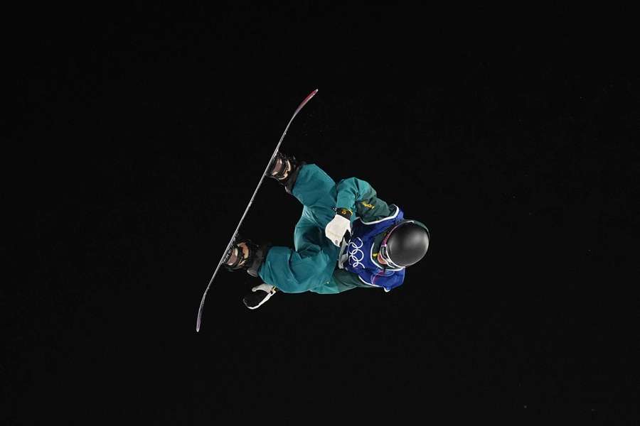 Australia's Tess Coady finished seventh in the women's big air snowboarding. 