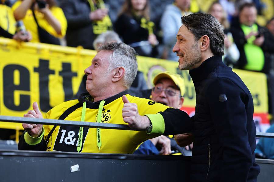 BVB-Trainer Niko Kovac (r.) ist unzufrieden