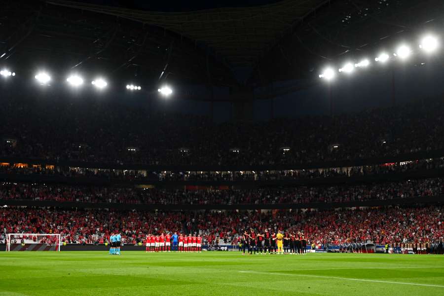 Estádio da Luz recebeu o Benfica-Salzburgo desta quarta-feira