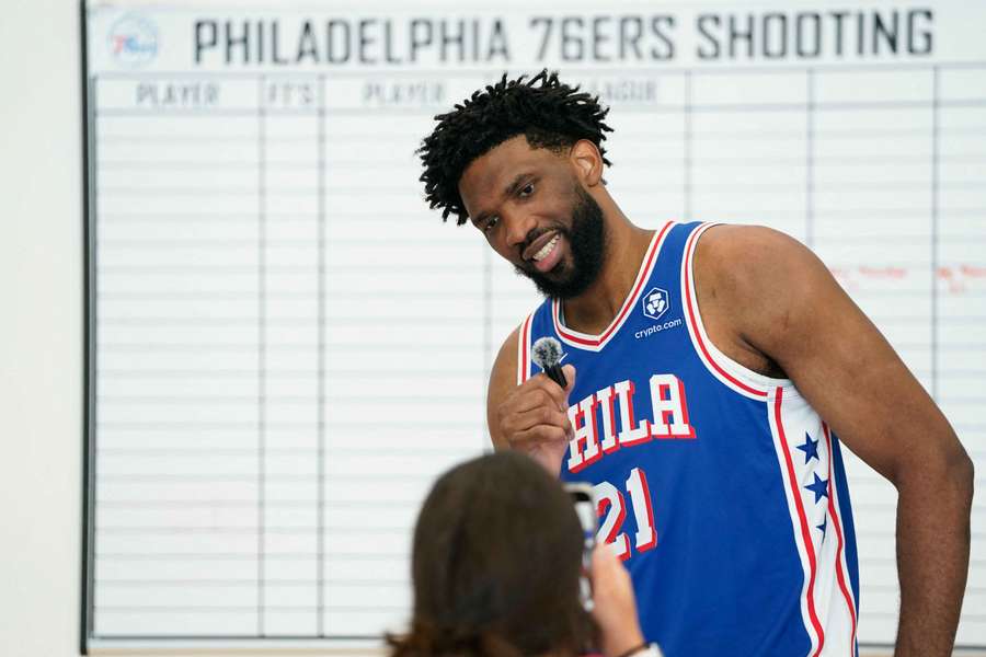 Embiid en conférence de presse lundi.