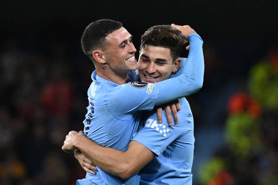 Álvarez foi o destaque da noite no Etihad Stadium