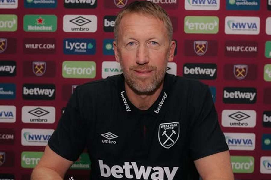 New West Ham boss Potter makes clear Steidten stand