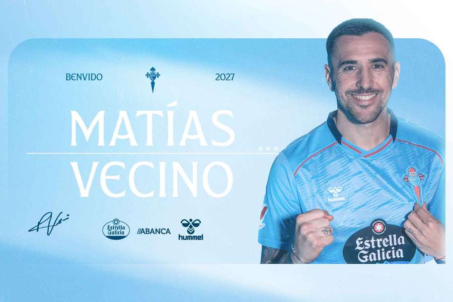 Matías Vecino, nuevo jugador del Celta Matías Vecino, nuevo jugador del Celta