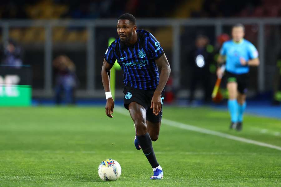 Marcus Thuram durante il match contro il Lecce