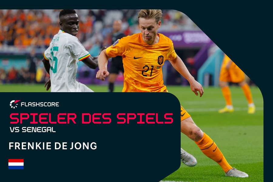 Frenkie De Jong dirigierte das Spiel der Niederlande.