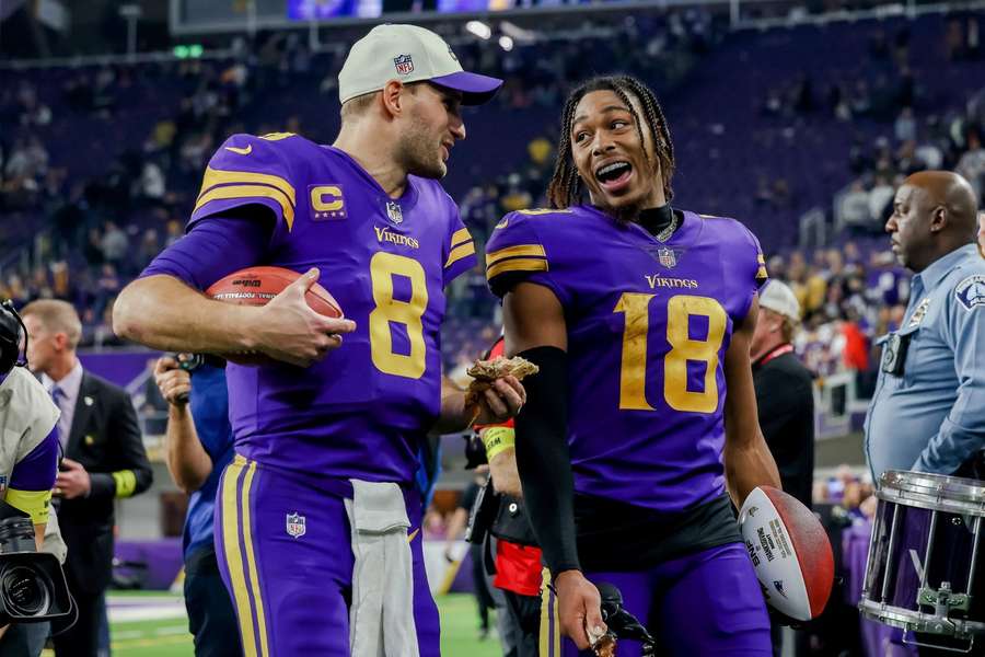 Kirk Cousins und Justin Jefferson (Minnesota)