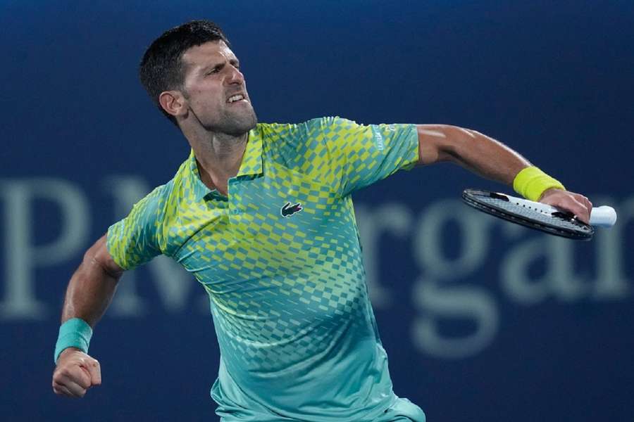 Djokovic had het lastig