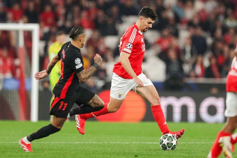 Tomás Araújo ao serviço do Benfica