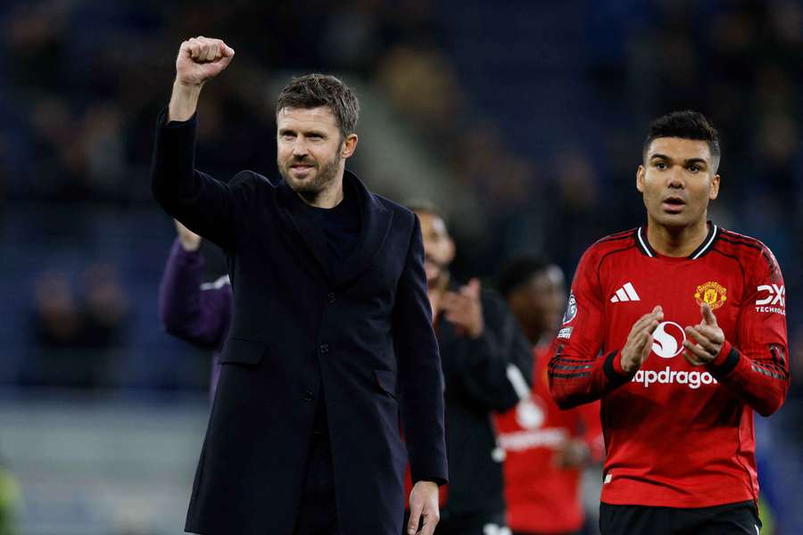 Carrick po výhře nad Evertonem.