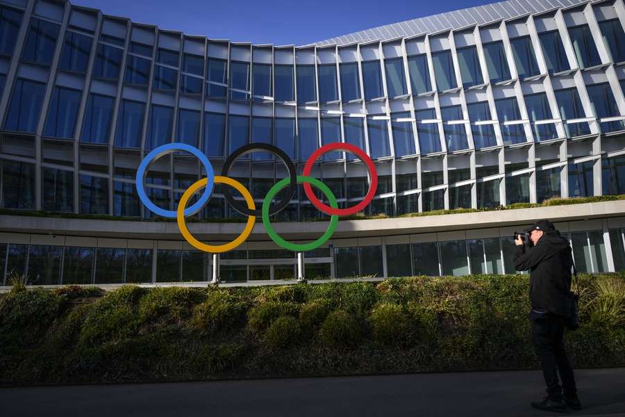 Het hoofdkwartier van het Internationaal Olympisch Comité (IOC) in Lausanne