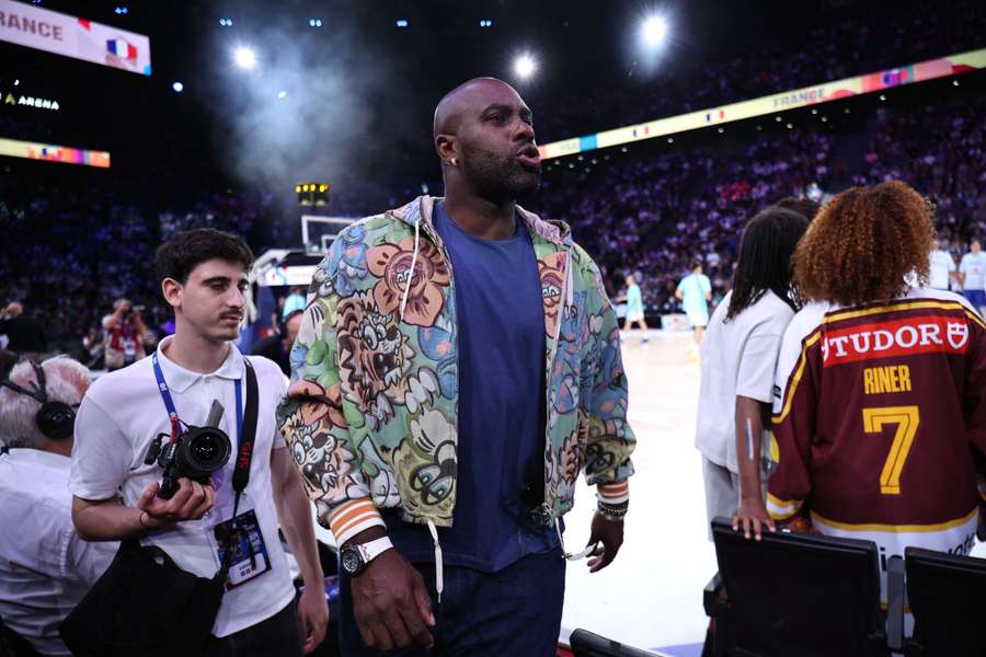 Teddy Riner à Paris le 27 août.