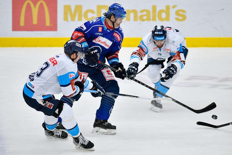 Jaromír Jágr v zápase v Liberci.