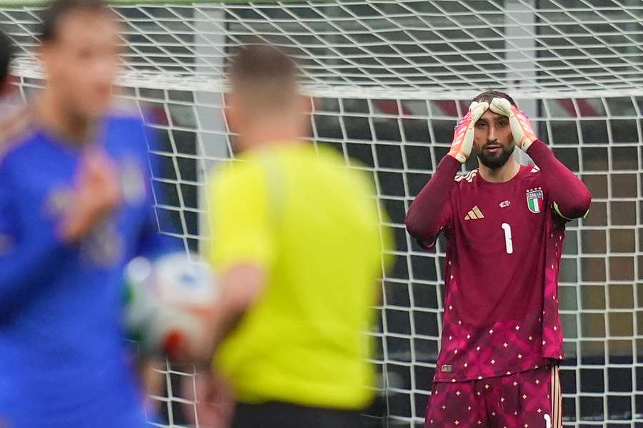 Gianluigi Donnarumma durante Italia-Norvegia Gianluigi Donnarumma durante Italia-Norvegia