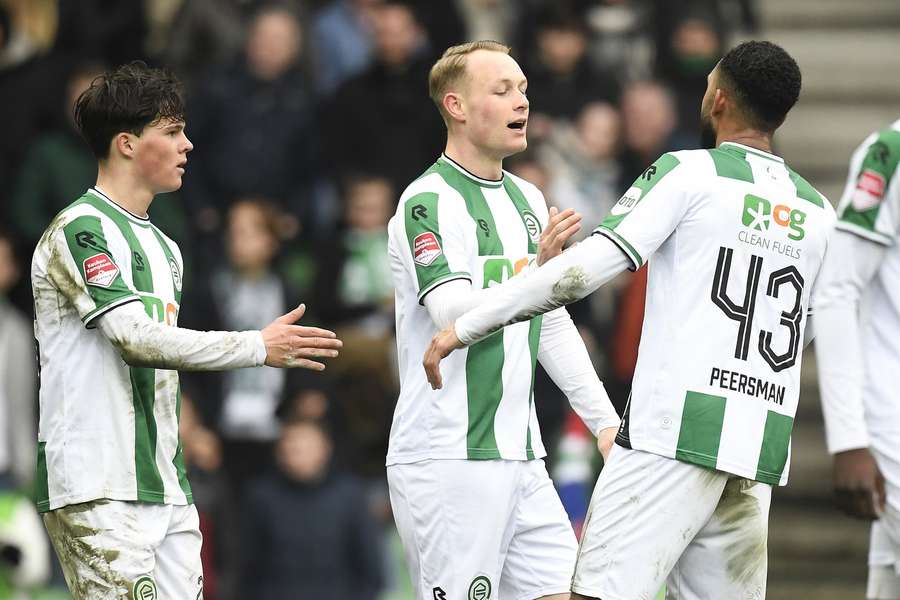 Lien (M) scoorde tegen TOP Oss zijn enige goal voor FC Groningen