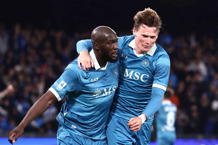 Napoli's Romelu Lukaku and Scott McTominay are in red-hot form