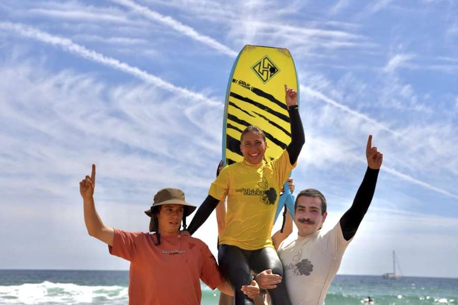 Filipa Boeiro celebra o triunfo