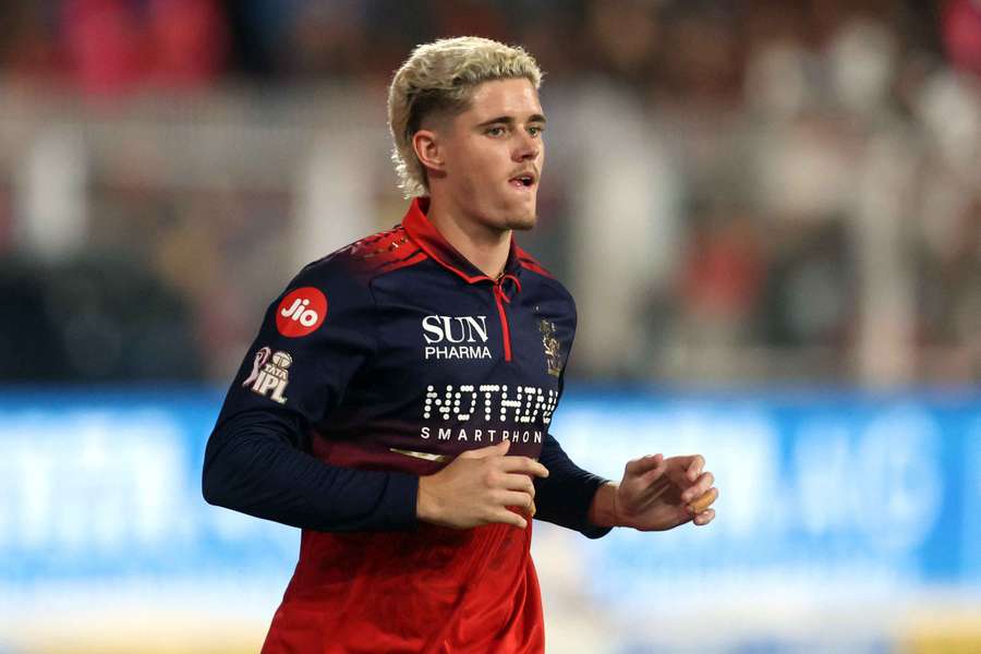 Jacob Bethell at the IPL with Royal Challengers Bengaluru