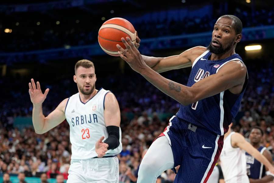 Kevin Durant liet Servië er slecht uitzien