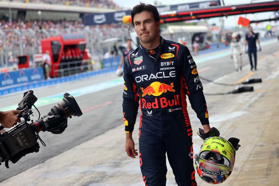 Red Bull driver Sergio Perez