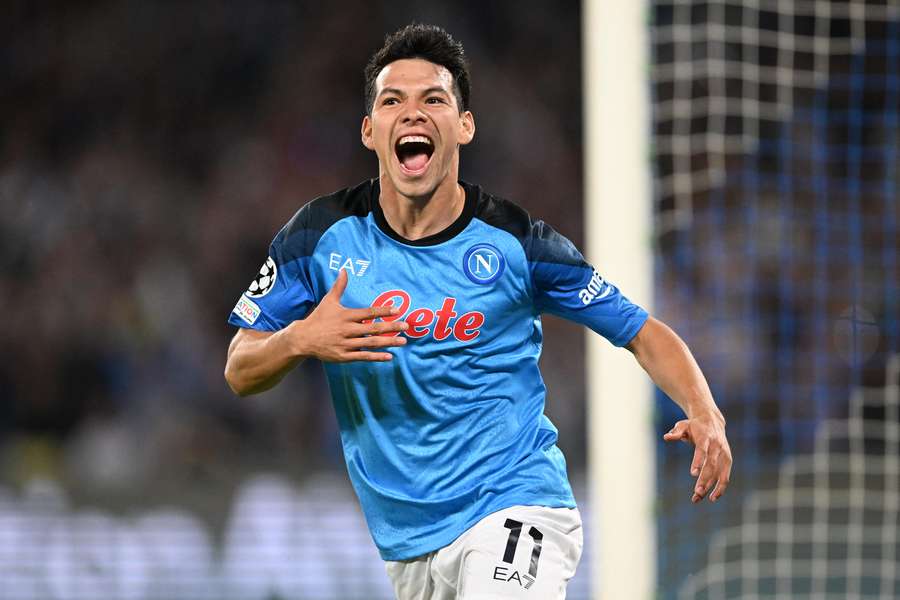 Hirving Lozano scored his first goal of Napoli's Champions League campaign in the victory