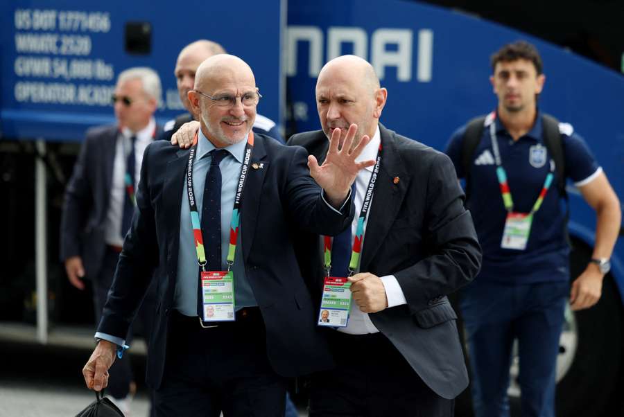 Spain manager Luis de la Fuente Spain manager Luis de la Fuente