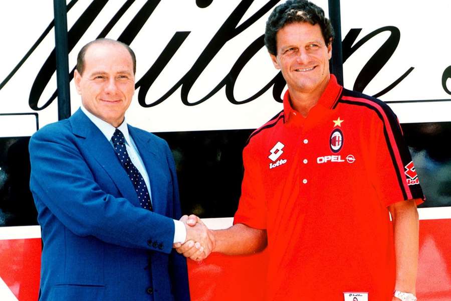 Fabio Capello, con Silvio Berlusconi Fabio Capello, con Silvio Berlusconi