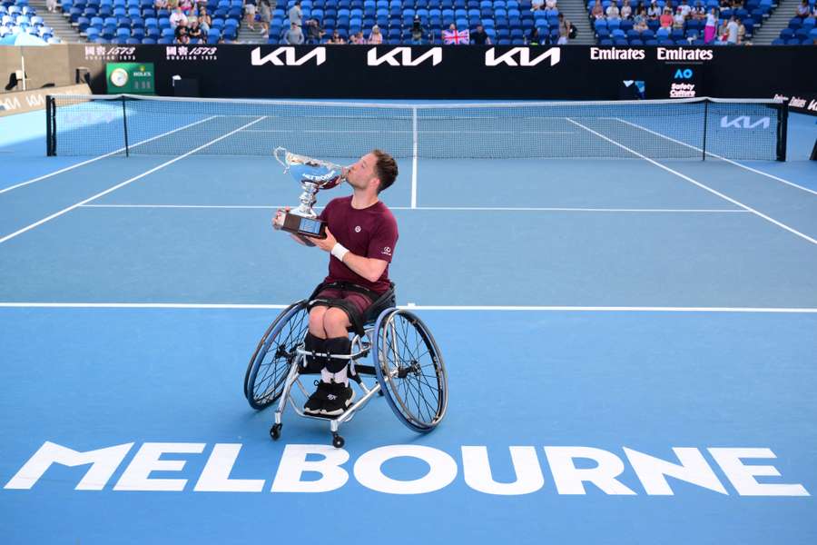 Alfie Hewett, campeón del Open de Australia 2025 en la categoría de silla de ruedas Alfie Hewett, campeón del Open de Australia 2025 en la categoría de silla de ruedas