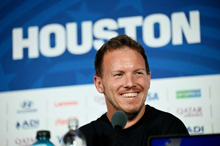 Julian Nagelsmann ließ sich die gute Laune nicht verderben Julian Nagelsmann ließ sich die gute Laune nicht verderben