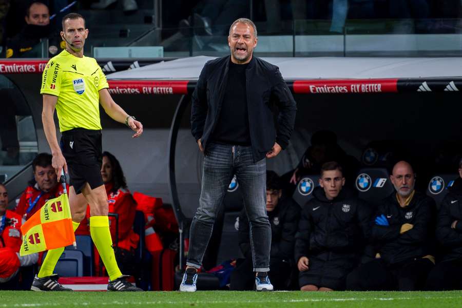 Flick, en el Santiago Bernabéu