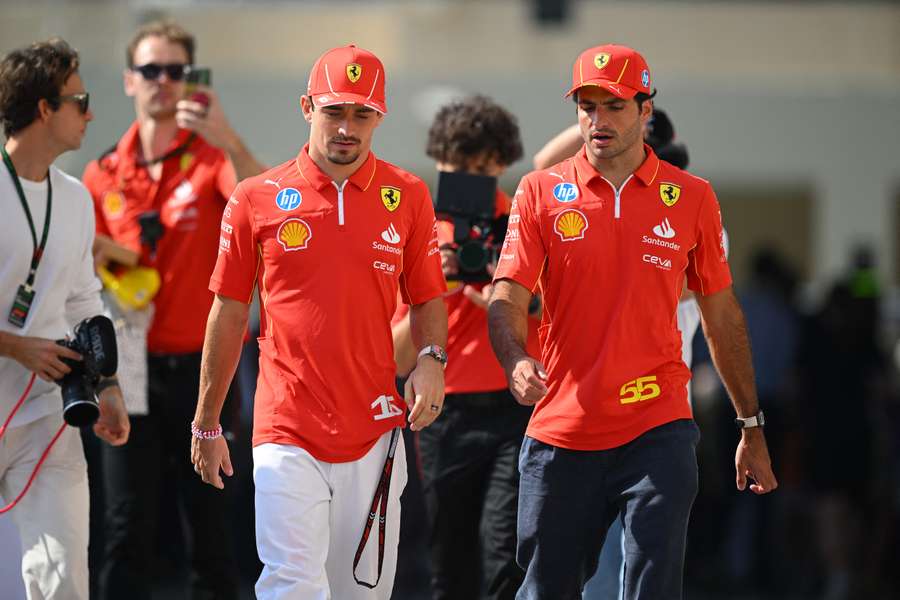 Charles Leclerc e Carlos Sainz