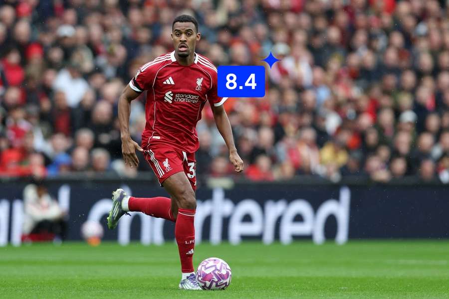 Ryan Gravenberch starred in Liverpool's Merseyside derby win over Everton