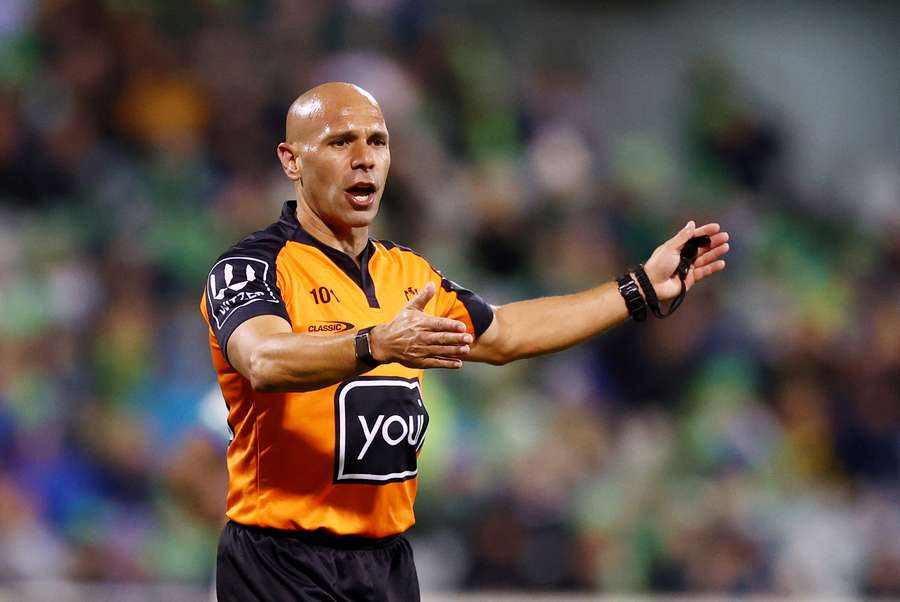 NRL referee Ashley Klein. NRL referee Ashley Klein.