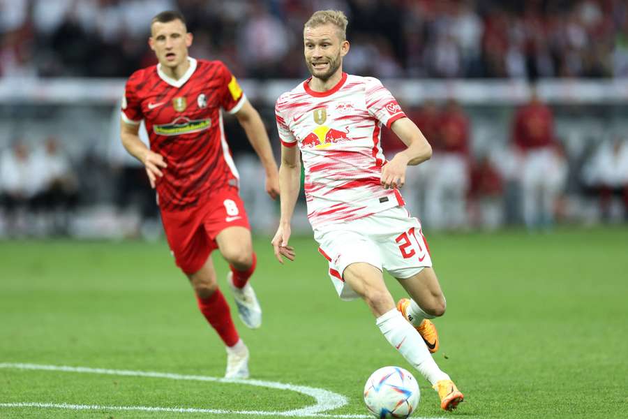 Konrad Laimer is heavily linked with Bayern Munich after impressing with RB Leipzig