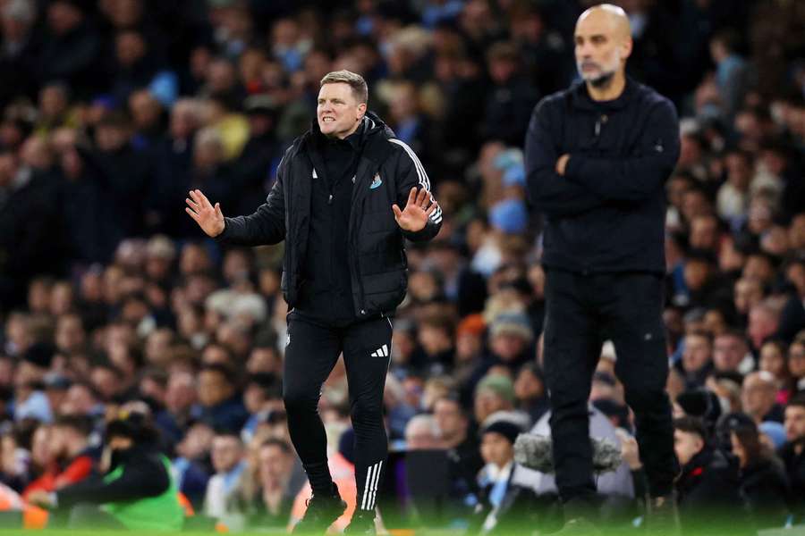 Howe happy with Newcastle performance in Man City defeat