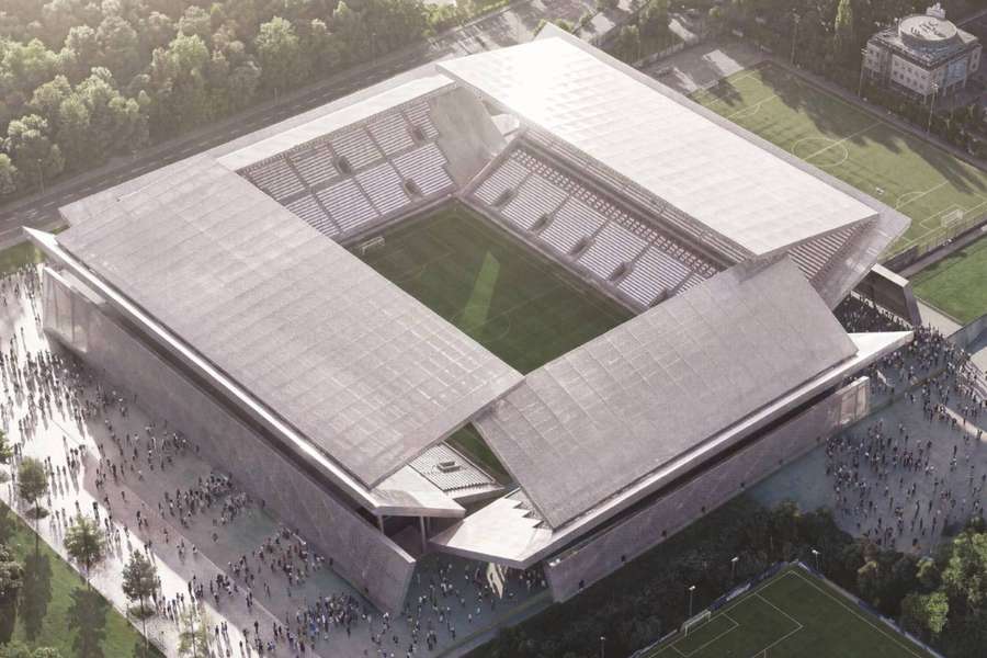 Takto by měl vypadat nový stadion Dinama.