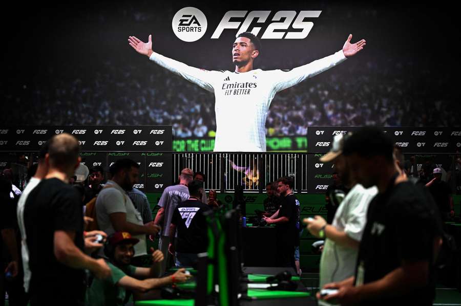 EA Sports FC 25 na Gamescom, na Alemanha, no mês passado.