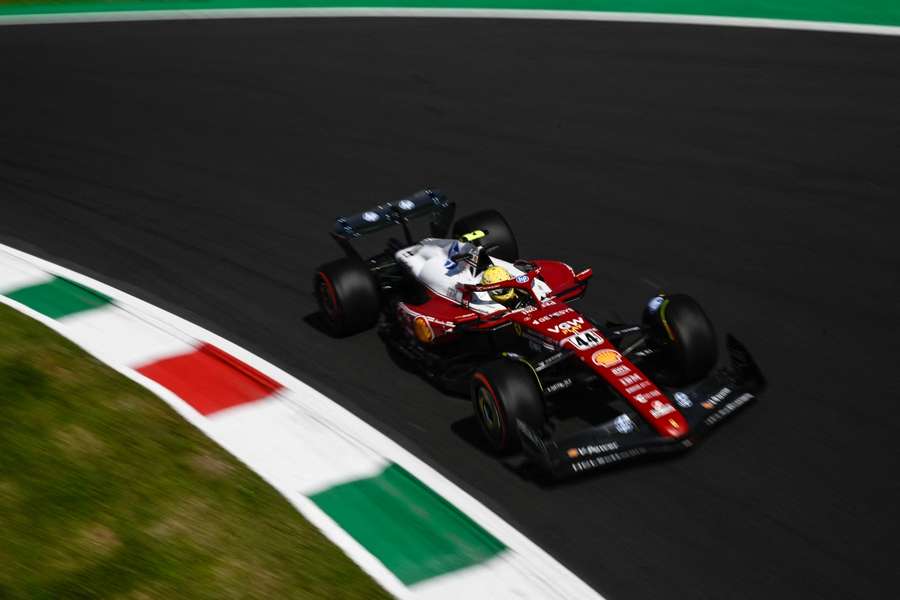 Hamilton, en los libres de Monza