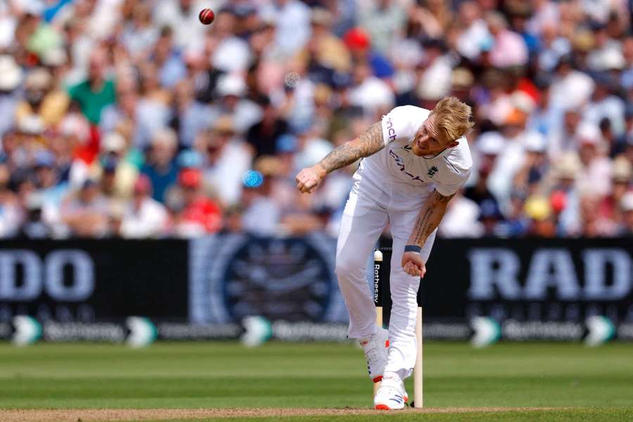 England's Ben Stokes in action 