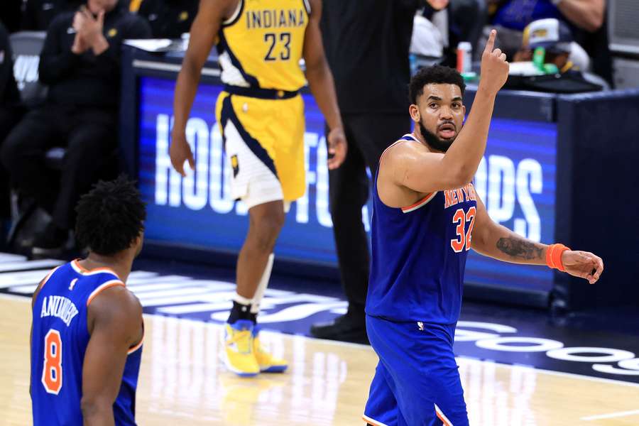 Karl-Anthony Towns a porté les Knicks dimanche.