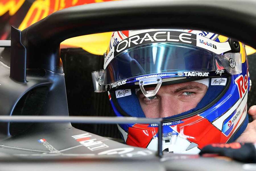 It is the first time this year that Verstappen has topped a practice session