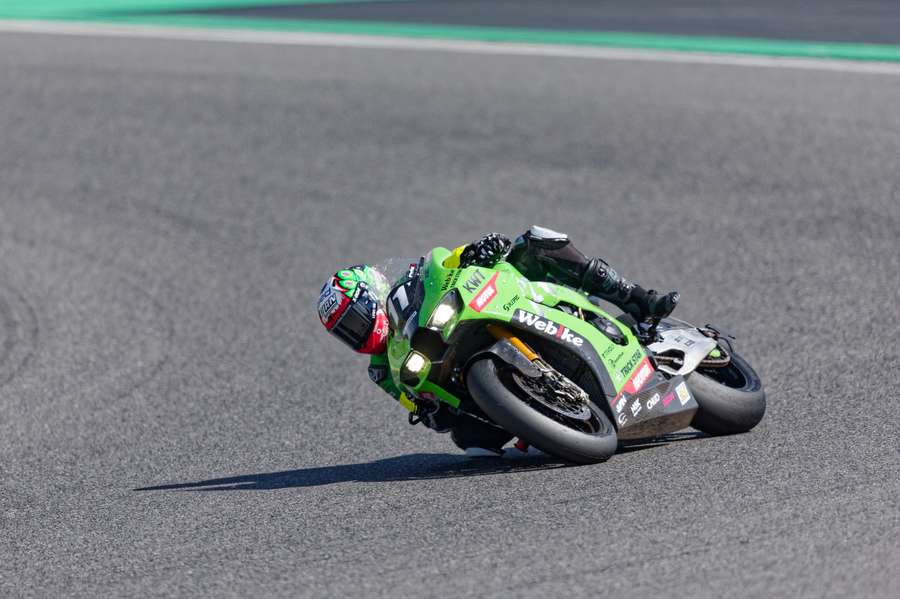 Grégory Leblanc no ano passado em Spa
