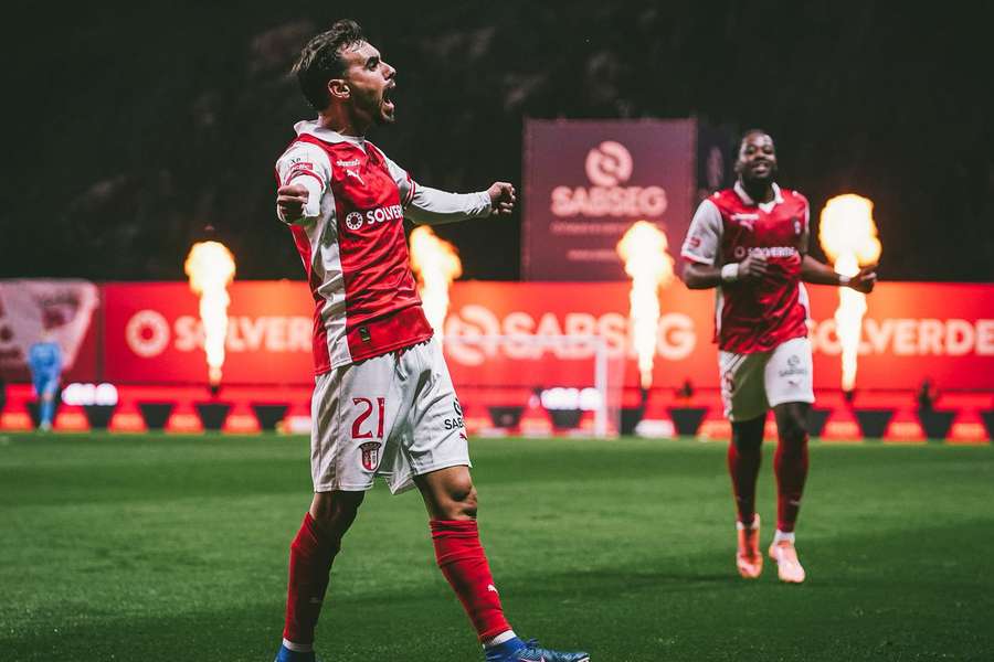 Ricardo Horta marcou o primeiro golo do SC Braga