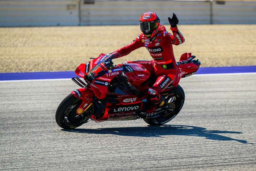 Bagnaia é imbatível e é mais líder do Campeonato do Mundo de MotoGP.