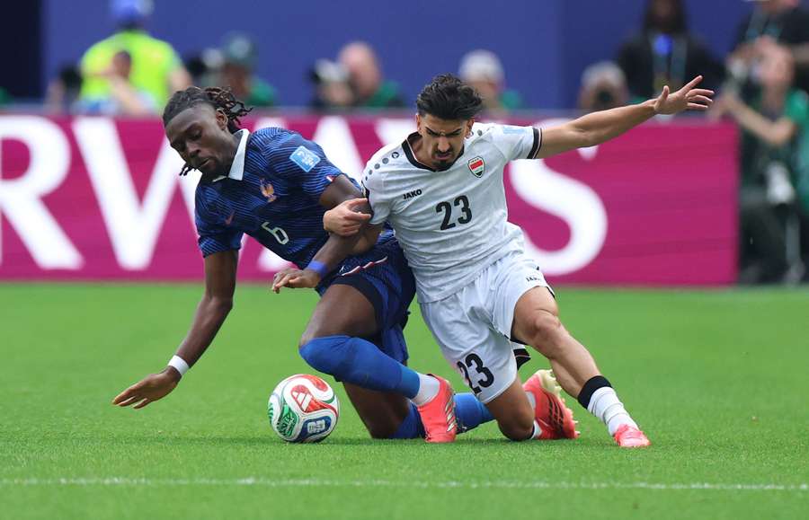 Merchas Doski (23), do Iraque, teve sucesso nos duelos defensivos