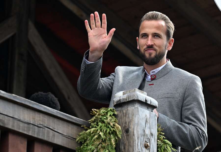 Harry Kane ved Oktoberfest