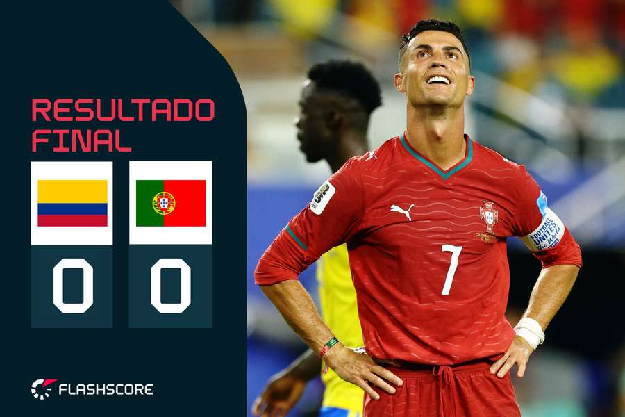 Ronaldo é a cara da frustração portuguesa