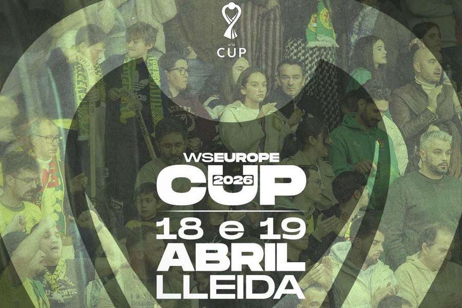 Lérida recebe final four da Taça WSE, a 18 e 19 de abril